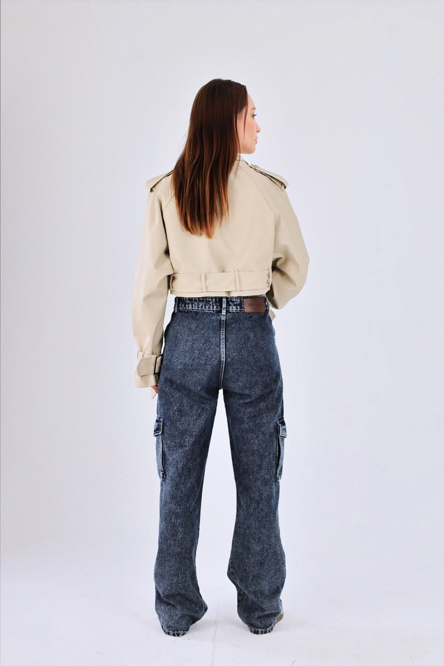 Cropped Beige Jacket