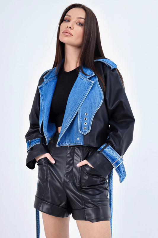 Black x Denim Jacket