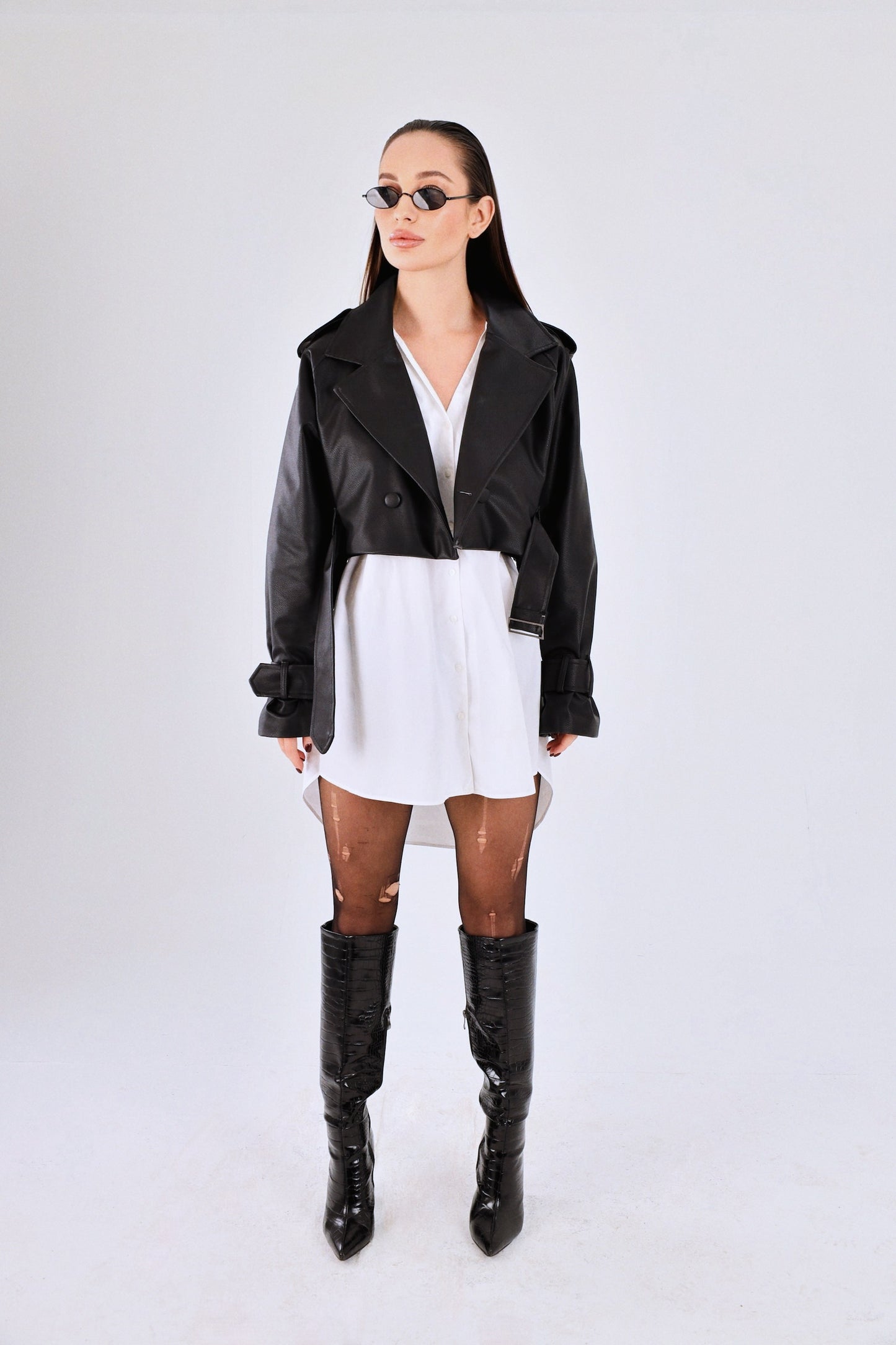 Cropped Black Jacket
